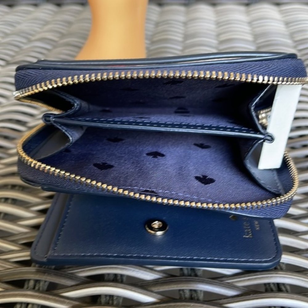 Kate Spade Staci Medium Satchel & Kate Spade Small Zip Around Bifold Wallet - Picture 12 of 16